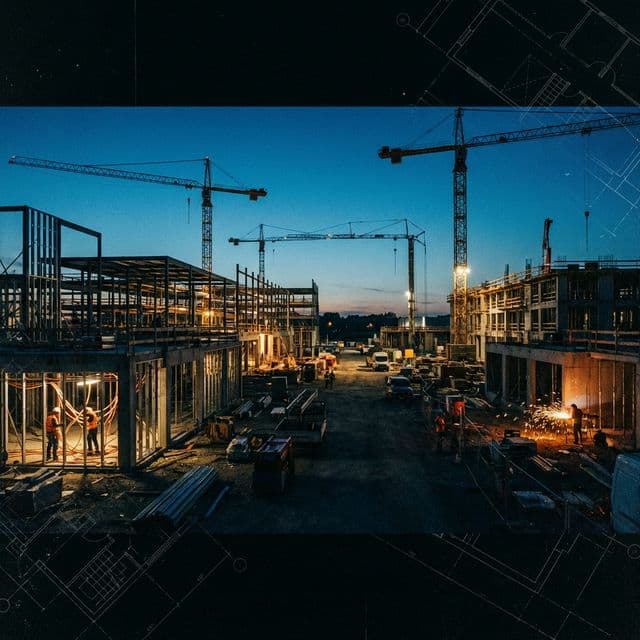 Construction site background